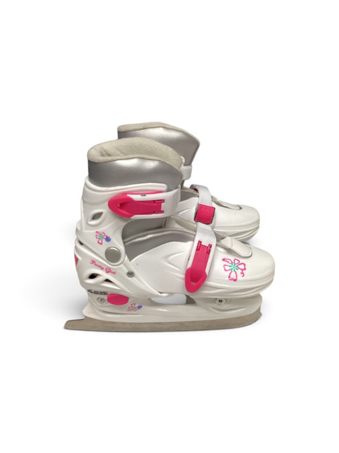 Vist Large View of Product Image Which is Used American Athletic PARTY GIRL Girls Figure Skate White Adjustable