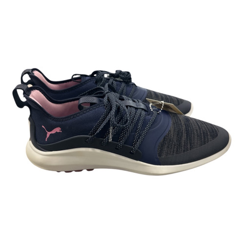 Vist Large View of Product Image Which is Used Puma Womens Golf Shoes Navy Blue Senior 12
