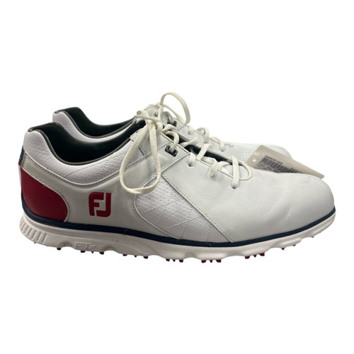 Vist Large View of Product Image Which is Used Foot Joy Mens Golf Shoes White Senior 11