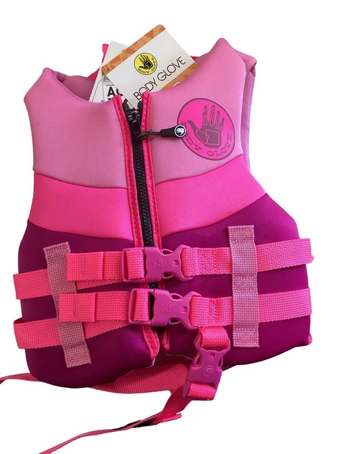 Vist Large View of Product Image Which is Used Body Glove Child PFD Pink SM