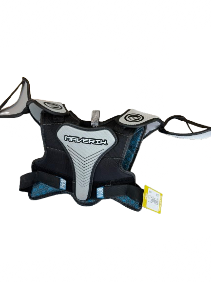 Vist Large View of Product Image Which is Used Maverik SHOULDER PADS Lacrosse Shoulder Pads Black MD