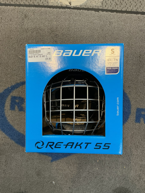 Vist Large View of Product Image Which is New BAUER RE AKT 55 NAVY S