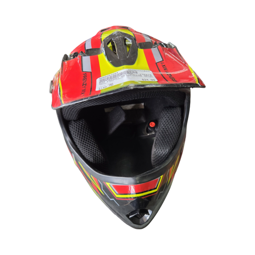 Vist Large View of Product Image Which is Used SHC FRENZY MX1 JUNIOR HELMET Junior Helmet Red MD