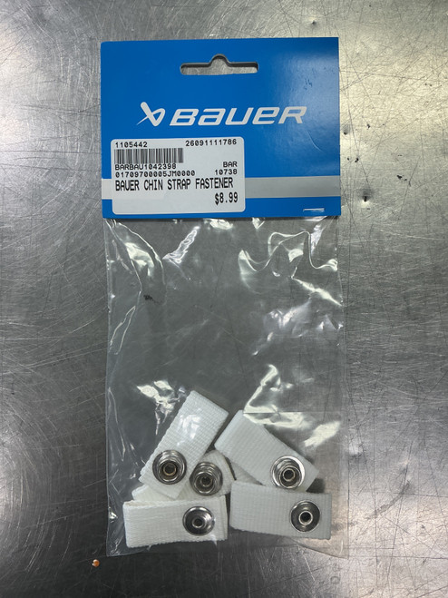 Vist Large View of Product Image Which is New BAUER CHIN STRAP FASTENER 6PK