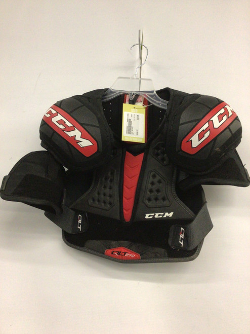 Vist Large View of Product Image Which is Used CCM QLT270 Junior Shoulder Pads LG