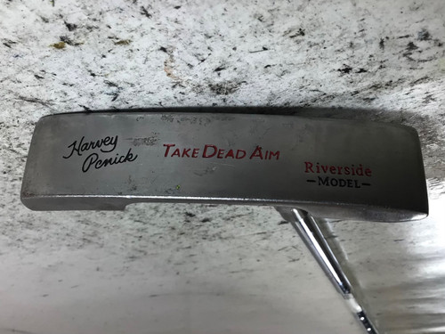 Vist Large View of Product Image Which is Used Harvey Penick TAKE DEAD AIM Mens Putter RH