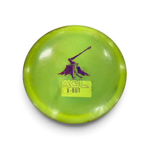 Vist Large View of Product Image Which is Used AGL X-OUT Disc Golf Driver Yellow