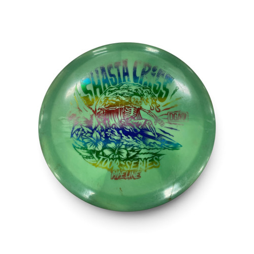 Vist Large View of Product Image Which is Used DGA PIPELINE SHASTA CRISS TOUR SERIES Disc Golf Driver Green