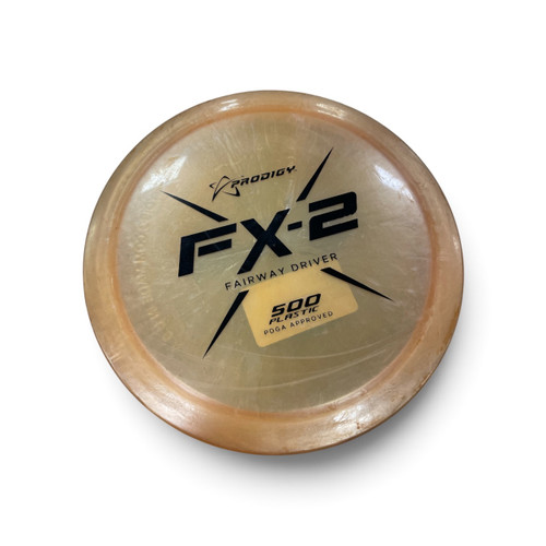 Vist Large View of Product Image Which is Used Prodigy FX-2 500 PLASTIC Disc Golf Driver Orange