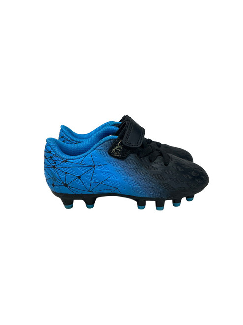 Vist Large View of Product Image Which is Used Soccer Cleats Black And Royal Blue Youth 10.0