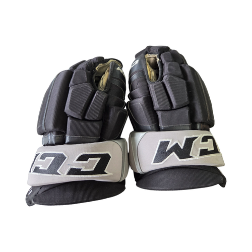 Vist Large View of Product Image Which is Used CCM PRO 4 ROLL HG 15IN Senior Gloves Black 15"