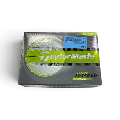 Vist Large View of Product Image Which is Used Taylormade TOUR RESPONSE STRIPE 12 Pack - Golf Balls