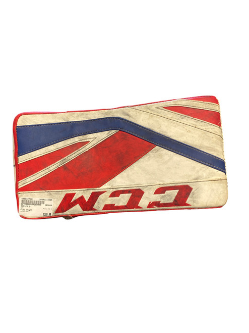 Vist Large View of Product Image Which is Used CCM P2.9 Senior Goalie Blocker Red