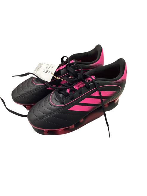 Vist Large View of Product Image Which is Used Adidas GOLETTO BLK/PNK Soccer Cleats Pink Junior 01
