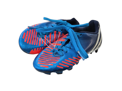 Vist Large View of Product Image Which is Used Adidas Soccer Cleats Navy Blue Youth 11.0