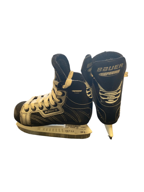Vist Large View of Product Image Which is Used Bauer SUPREME 100 Youth Hockey Skate Youth 11.0