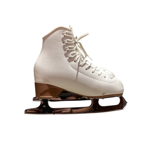 Vist Large View of Product Image Which is Used SCOTT HAMILTON WomensFigure Skate White Senior 7.5