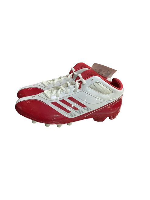 Vist Large View of Product Image Which is Used Adidas SUPERCHARGED Adult FB Cleats Red Senior 12.5