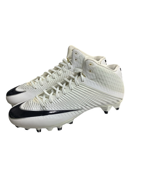 Vist Large View of Product Image Which is Used Nike VAPOR SPEED Adult FB Cleats White Senior 12.5