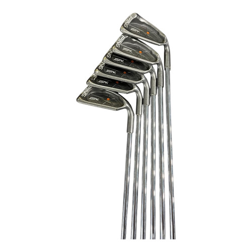 Vist Large View of Product Image Which is Used Ping ISI-K ORANGE DOT Mens Iron Set RH 4I-9I
