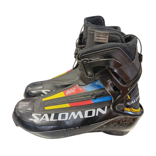 Vist Large View of Product Image Which is Used Salomon Mens SNS XC Ski Boots Black W 06.5-07 / JR 4.5-05