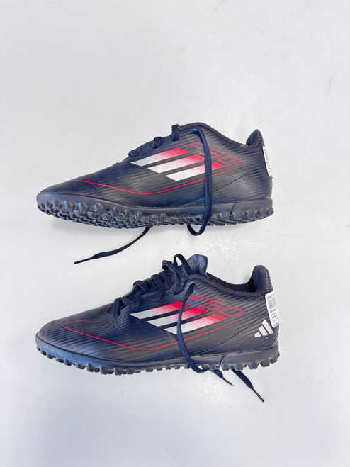 Vist Large View of Product Image Which is Used Adidas Soccer Turf Shoes Black Junior 04