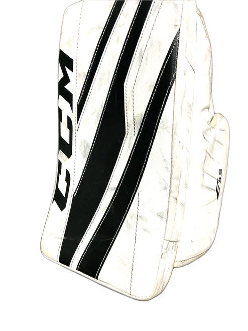 Vist Large View of Product Image Which is Used CCM E3.5 Junior Goalie Blocker White And Black