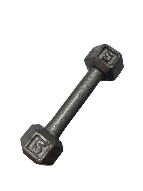 Vist Large View of Product Image Which is Used Hex Dumbbell (Each) 5 lb