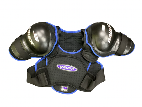 Vist Large View of Product Image Which is Used Bauer AIR INTAKE Senior Shoulder Pads M/L