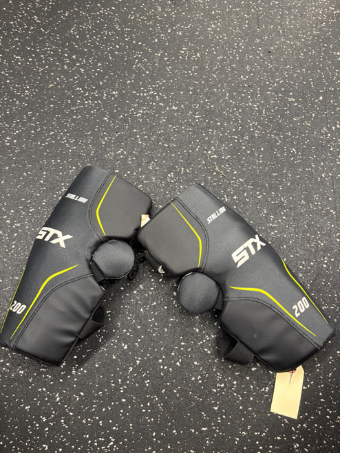 Vist Large View of Product Image Which is Used STX STALLION 200 ARM PAD Lacrosse Arm Pads/Guards Black MD