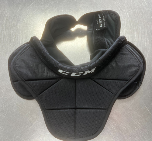 Vist Large View of Product Image Which is Used CCM THROAT GUARD Senior Shoulder Pads L/XL