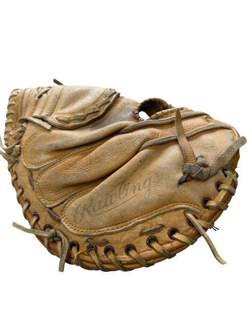 Vist Large View of Product Image Which is Used Rawlings CATCHERS MITT BB/SB Catchers RH Throw Brown 32"