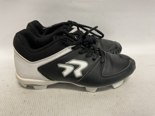 Vist Large View of Product Image Which is Used Ringor SOFTBALL CLEATS BB/SB Cleats Black Senior 5.5