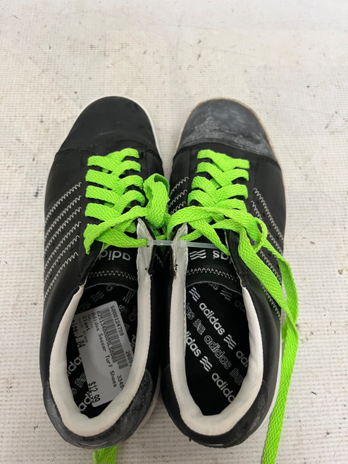 Vist Large View of Product Image Which is Used Adidas Soccer Turf Shoes Black Junior 04