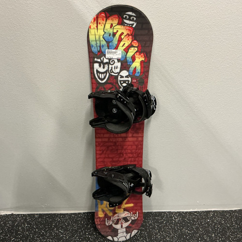 Vist Large View of Product Image Which is Used M8TRIX NO RULZ Boys Board/Binding Red 110 cm