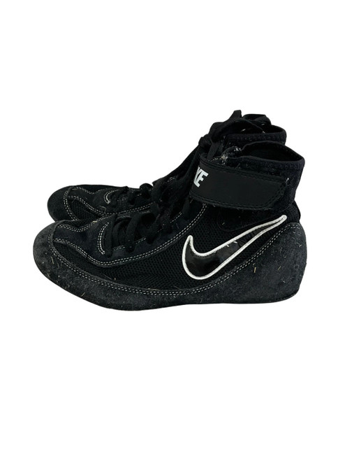 Vist Large View of Product Image Which is Used Nike Speedsweep Jr 4 Wrestling Shoes Black 