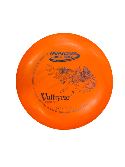 Vist Large View of Product Image Which is Used Innova VALKERIE Disc Golf Driver Orange