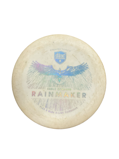 Vist Large View of Product Image Which is Used Discmania RAINMAKER Disc Golf Driver White