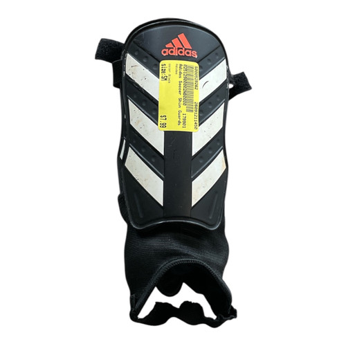 Vist Large View of Product Image Which is Used Adidas Soccer Shin Guards Junior Black SM