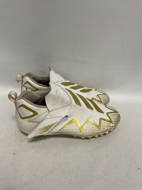Vist Large View of Product Image Which is Used Adidas Adult FB Cleats White Senior 6