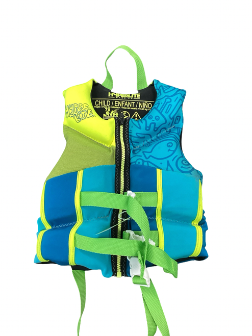 Vist Large View of Product Image Which is Used Hyperlite Child PFD Carolina Blue Child 30-50