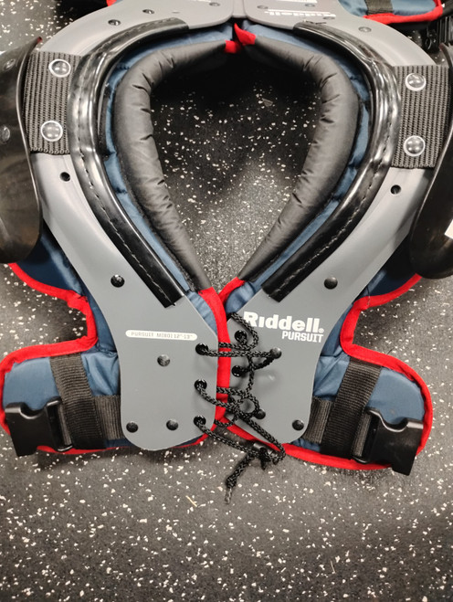 Vist Large View of Product Image Which is Used Riddell PURSUIT FB Shoulder Pads Grey MD
