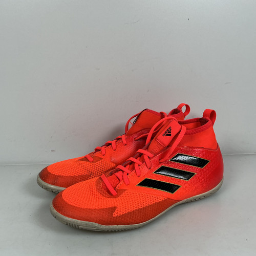 Vist Large View of Product Image Which is Used Adidas Soccer Indoor Shoes Red Senior 6