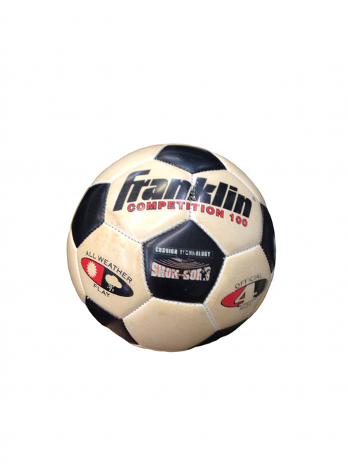 Vist Large View of Product Image Which is Used Franklin 4 All Size Soccer Ball White 4