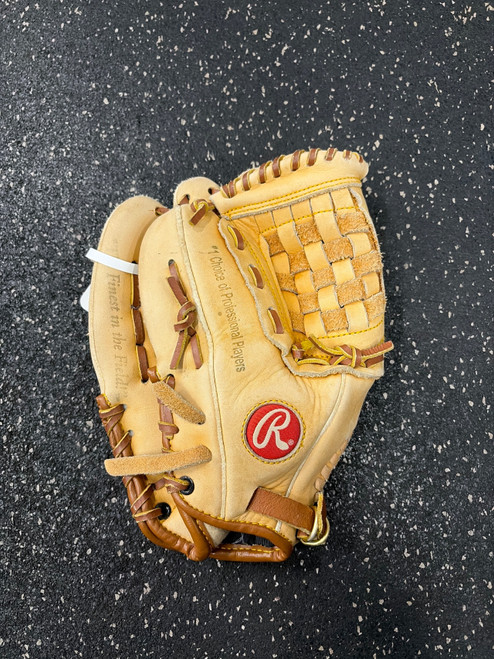 Vist Large View of Product Image Which is Used Rawlings RBG80F BB/SB Glove RH Throw Tan 10 1/2"