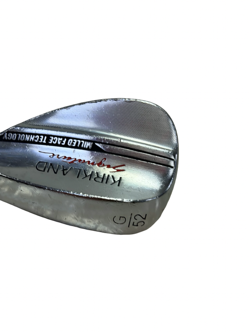 Vist Large View of Product Image Which is Used Kirkland Signature MILLED FACE TECHNOLOGY Golf Wedge Mens RH 52 Degree 35.5"