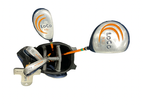 Vist Large View of Product Image Which is Used Dunlop LOCO 6 PIECE JR SET- DENT IN DRIVER Jr Package Set RH Royal Blue 6 Piece
