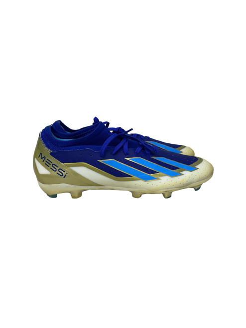 Vist Large View of Product Image Which is Used Adidas MESSI Soccer Cleats Navy Blue Senior 9.5
