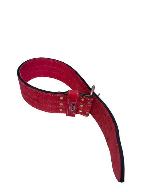 Vist Large View of Product Image Which is Used MRX Fitness Gear 4" 10mm Weight Belt MD Pink