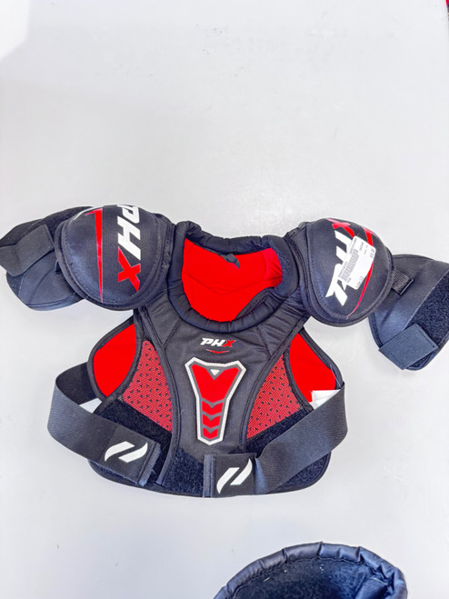 Vist Large View of Product Image Which is Used PHX Youth Shoulder Pads LG